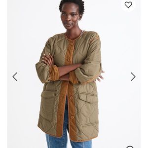 NWT Madewell Reversible Quilted Liner Jacket